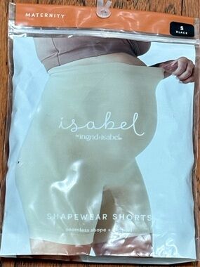 Ingrid & Isabel BLACK Maternity Shapewear Shorts, Size S (Maternity), New in Bag